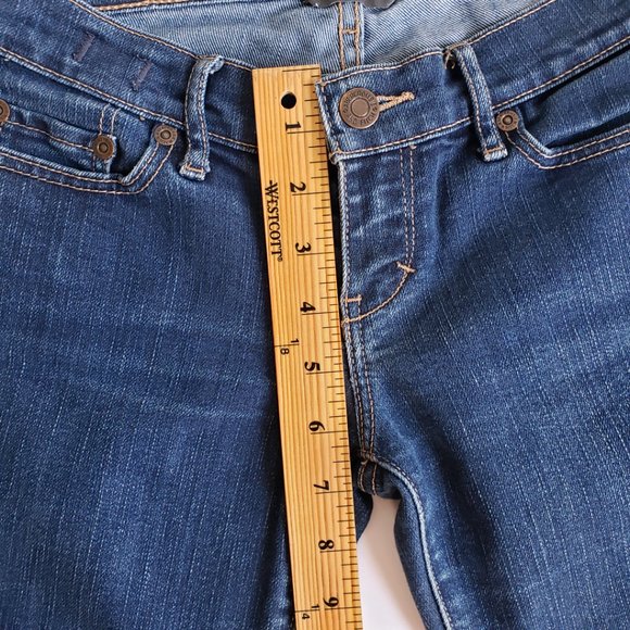 A&F Abercrombie and Fitch Perfect Stretch Erin Jeans Size 00S Zip Fly 5 Pockets - Picture 9 of 13